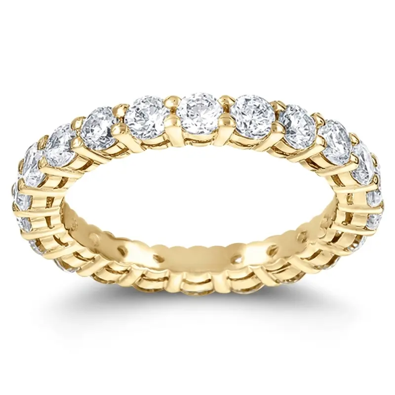 14K white gold 2.00 ct. Diamond Eternity Wedding Band 4 - alternate view 2