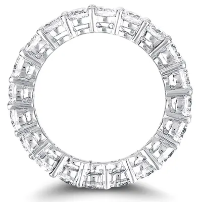 14K white gold 1.61 ct. Diamond Eternity Wedding Band 3 - alternate view 3 thumbnail