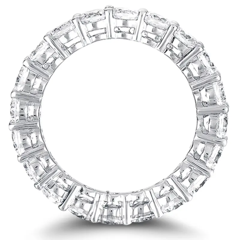 14K white gold 1.61 ct. Diamond Eternity Wedding Band 3 - alternate view 3