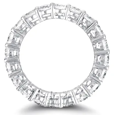 14K white gold 1.25 ct. Diamond Eternity Wedding Band 4 - alternate view 3 thumbnail