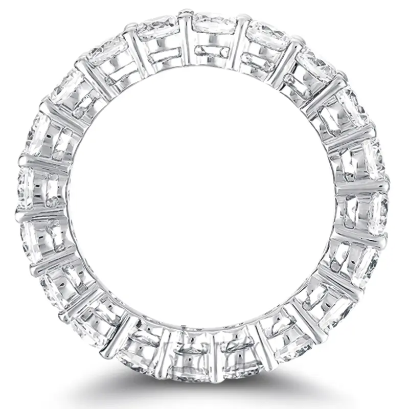 14K white gold 1.25 ct. Diamond Eternity Wedding Band 4 - alternate view 3