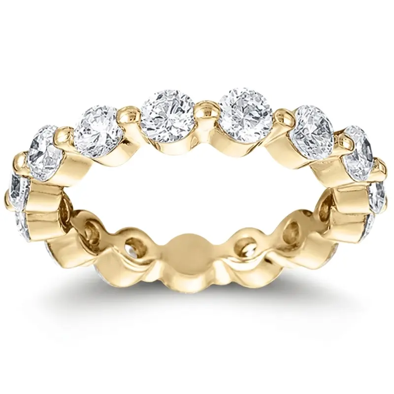 14K white gold 2.10 ct. Diamond Eternity Wedding Band 8 - alternate view 2
