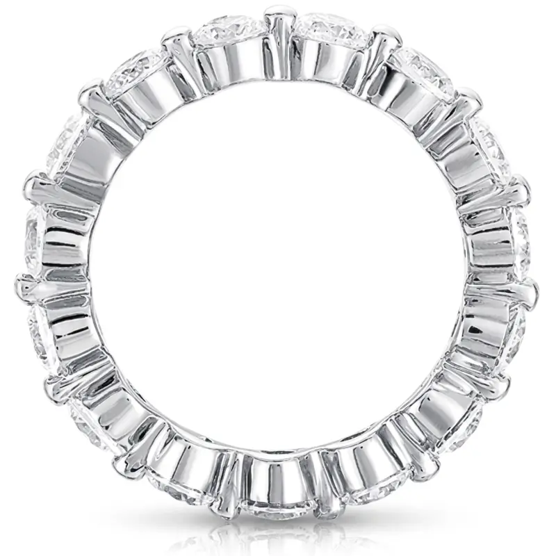 14K white gold 2.10 ct. Diamond Eternity Wedding Band 8 - alternate view 3