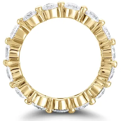 14K white gold 2.10 ct. Diamond Eternity Wedding Band 8 - alternate view 4 thumbnail