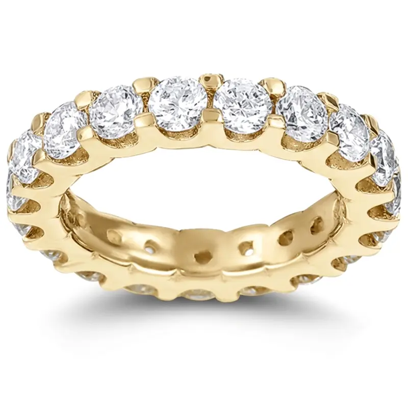 14K white gold 2.55 ct. Diamond Eternity Wedding Band 6 - alternate view 2