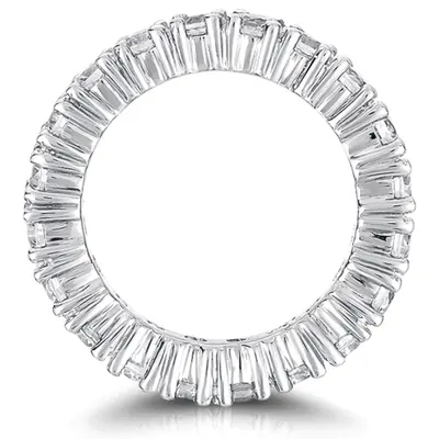 14K white gold 0.72 ct. Diamond Eternity Wedding Band 9 - alternate view 3 thumbnail