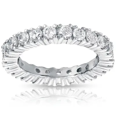 2.10 ct. Diamond Eternity Wedding Band 7 - view 1 of 4