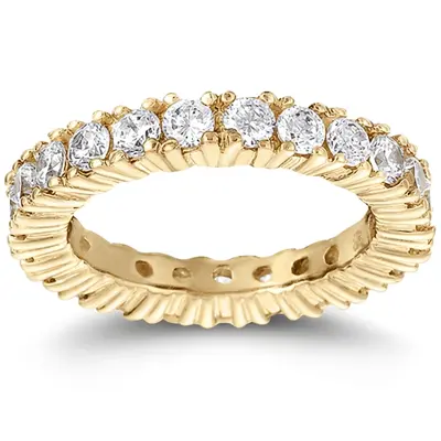 2.10 ct. Diamond Eternity Wedding Band 7 - view 2 of 4