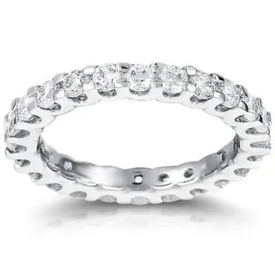 1.10 ct. Round Cut Diamond Eternity Wedding Band - view 1 of 4