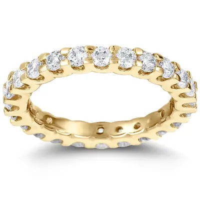 1.10 ct. Round Cut Diamond Eternity Wedding Band - view 2 of 4