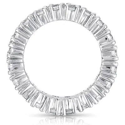14K white gold 2.10 ct. Diamond Eternity Wedding Band 7 - alternate view 4 thumbnail
