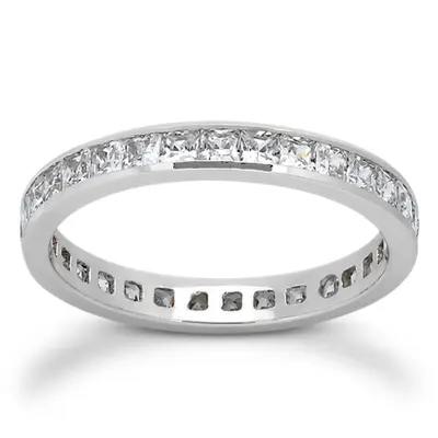 1.40 ct. Diamond Eternity Wedding Band 2 - view 1 of 4