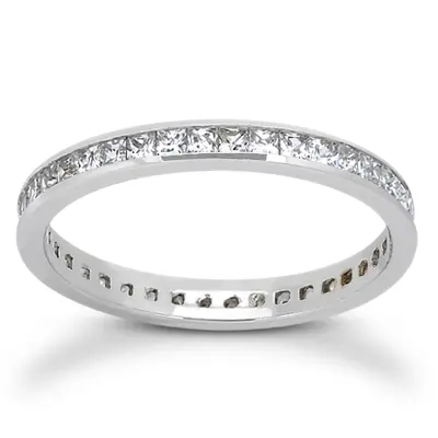0.90 ct. tw. Diamond Eternity Wedding Band - view 1 of 4