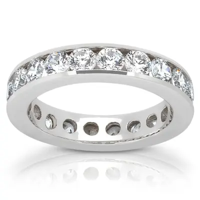 2.55 ct. Diamond Eternity Wedding Band 4 - view 1 of 4
