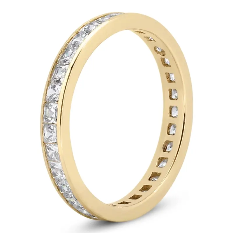 14K white gold 1.40 ct. Diamond Eternity Wedding Band 2 - alternate view 4