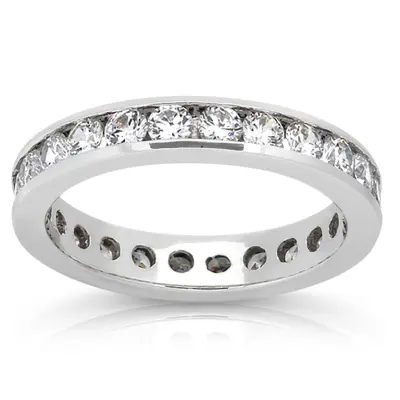 1.15 ct. Diamond Eternity Wedding Band 1 - view 1 of 4