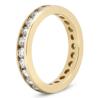 14K white gold 1.15 ct. Diamond Eternity Wedding Band 1 - alternate view 3 thumbnail