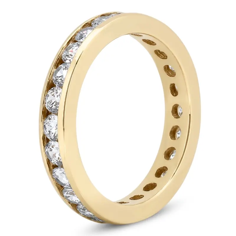 14K white gold 1.15 ct. Diamond Eternity Wedding Band 1 - alternate view 3