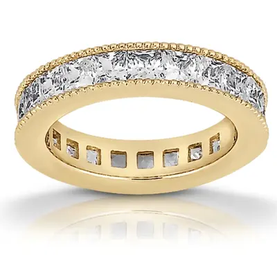 3.40 ct. Diamond Eternity Wedding Band 4 alternate view