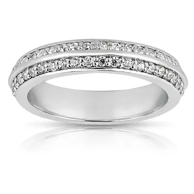 14K white gold 1.08 ct. Diamond Eternity Wedding Band 1 - alternate view 4 thumbnail