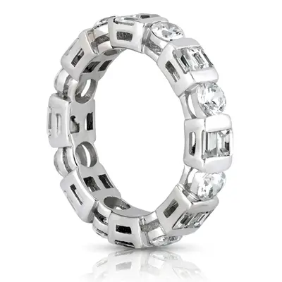 2.66 ct. tw. Combination Diamond Eternity Wedding Band alternate view