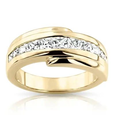 1.56 ct. Princess Cut Diamond Men's Ring alternate view