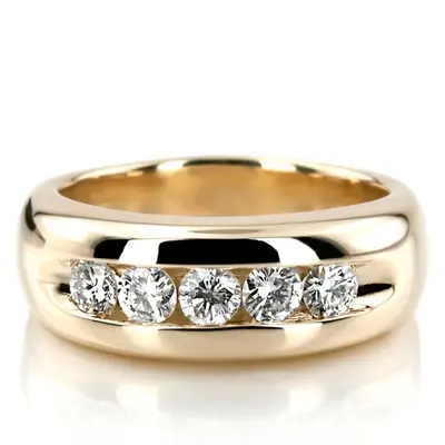 Five Stone Man Diamond Ring