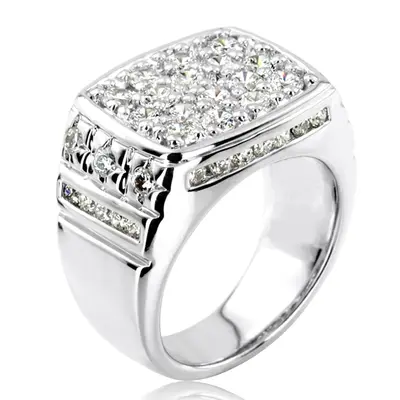 2.68 ct. Channel Set Diamond Men's Ring