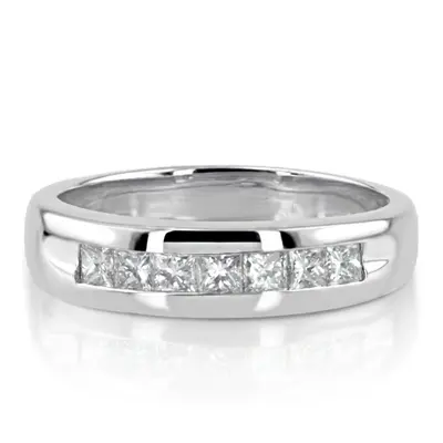 0.98 ct. Princess Cut Diamond Men's Band alternate view