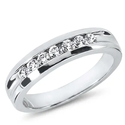 0.49 ct. tw. Round Cut Diamond Men's Band
