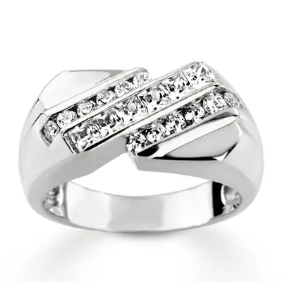 0.91 ct. Channel Set Diamond Men's Band