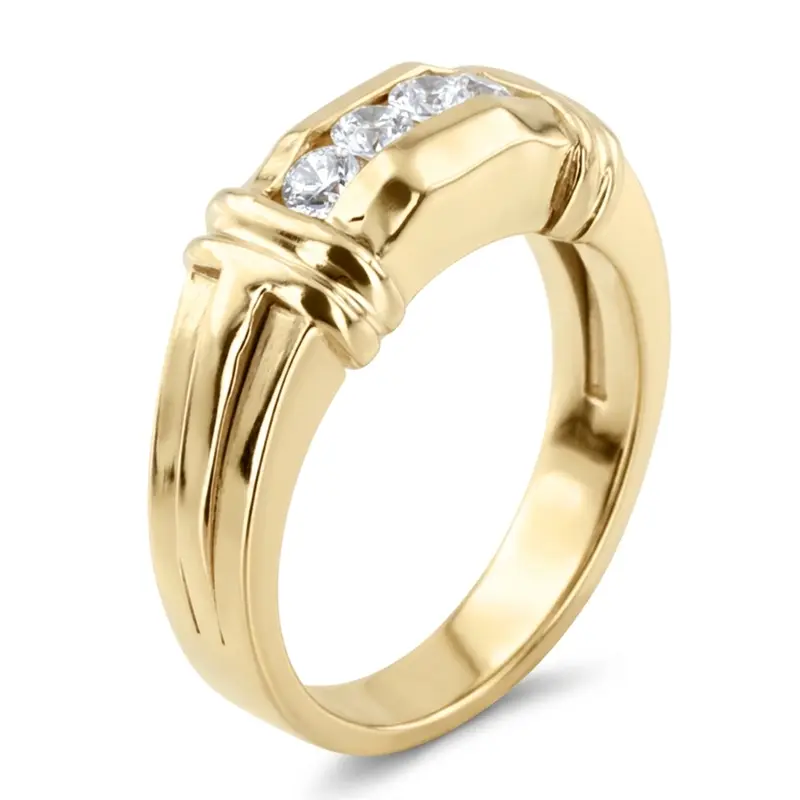 14K white gold 0.40 ct. Diamond Men's Ring - alternate view 6