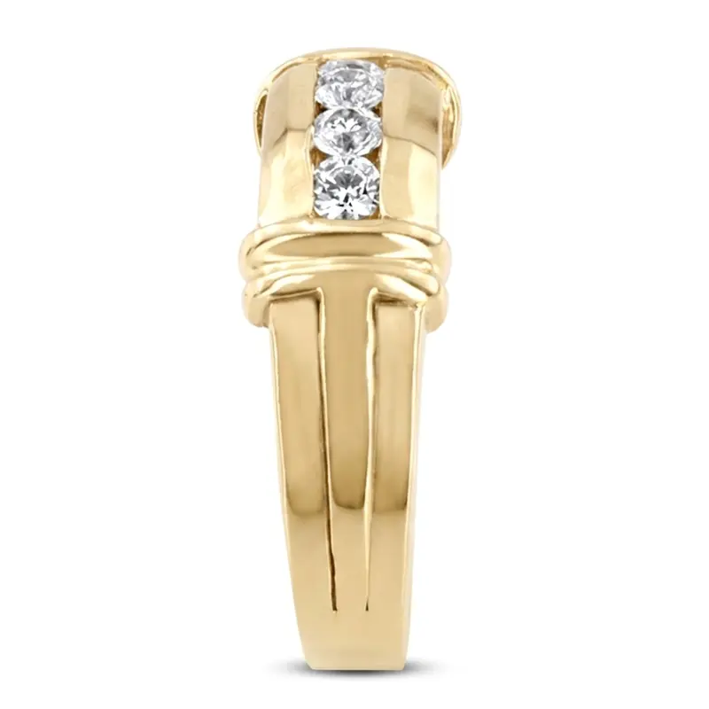 14K white gold 0.40 ct. Diamond Men's Ring - alternate view 3