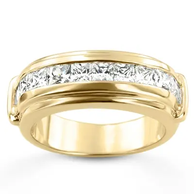 1.70 ct. Princess Cut Diamond Men's Ring