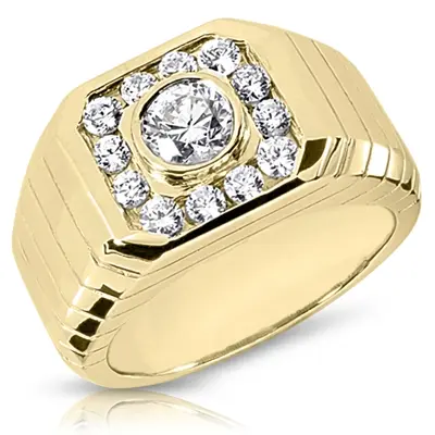 0.68. ct. tw. Diamond Men's Ring alternate view