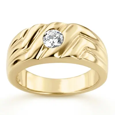 0.35 ct. Solitaire Diamond Men Ring 1 alternate view