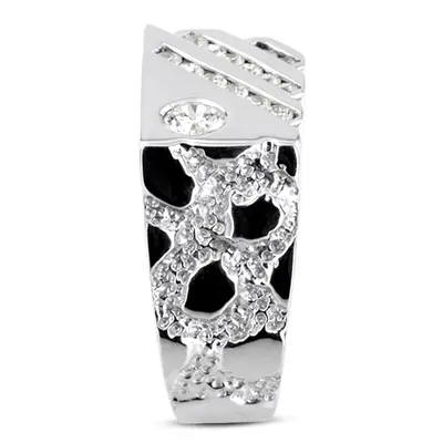 platinum 0.63 ct. Round Cut Channel Set Diamond Men's Ring - alternate view 8 thumbnail