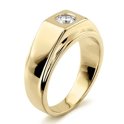0.50 ct. Solitaire Diamond Men  Ring - view 2 of 6