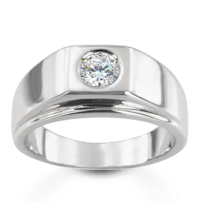 0.50 ct. Solitaire Diamond Men  Ring - view 1 of 6