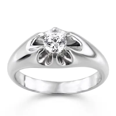 0.50 ct. Fancy Solitaire Diamond Men Ring