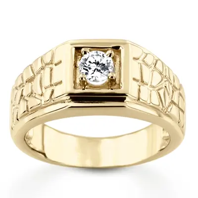 0.35 ct. Solitaire Men's Diamond Ring alternate view