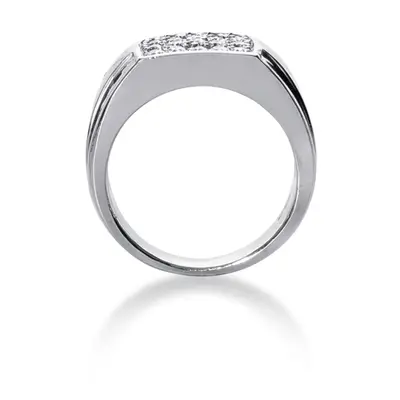 14K rose gold 2.00 ct. Diamond Man Ring - alternate view 2 thumbnail