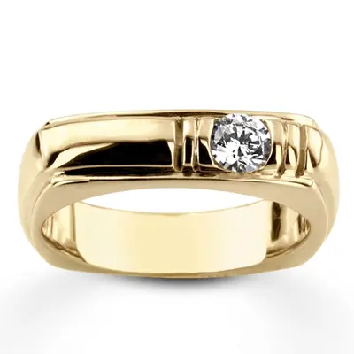 0.40 ct. Solitaire Diamond Men's Ring - view 2 of 6