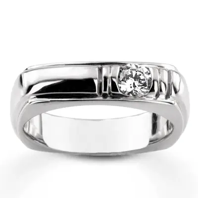 0.40 ct. Solitaire Diamond Men's Ring - view 1 of 6