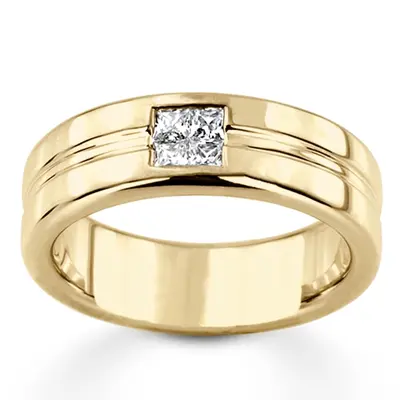 0.40 ct. Solitaire Men Diamond Ring