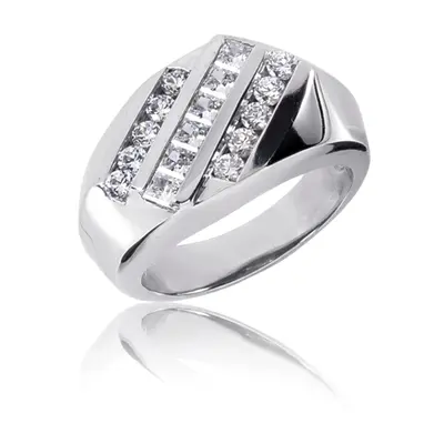 1.20 ct. Channel Set Diamond Men's Ring