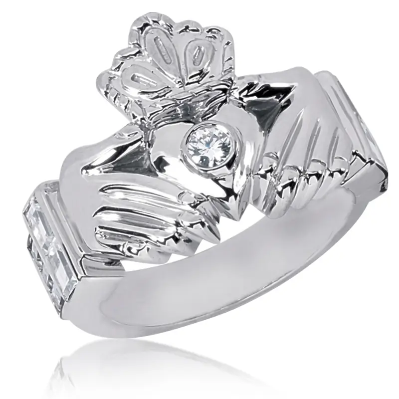 platinum 1.06 ct. tw. Diamond Men's Ring - main view