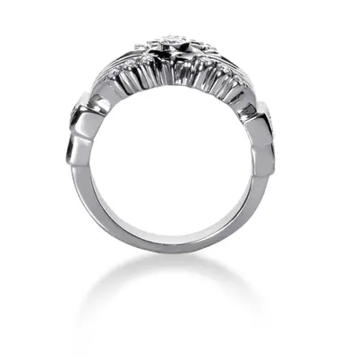 platinum 1.06 ct. tw. Diamond Men's Ring - alternate view 3 thumbnail
