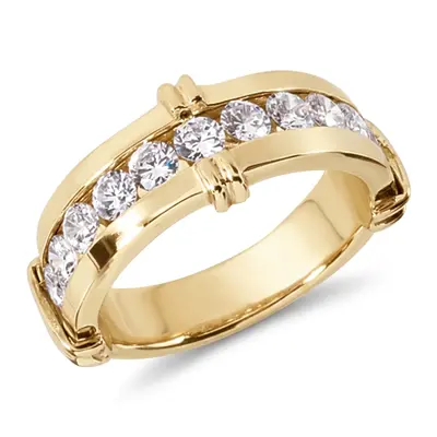 1.80 ct. Round Cut Diamond Men's Ring alternate view
