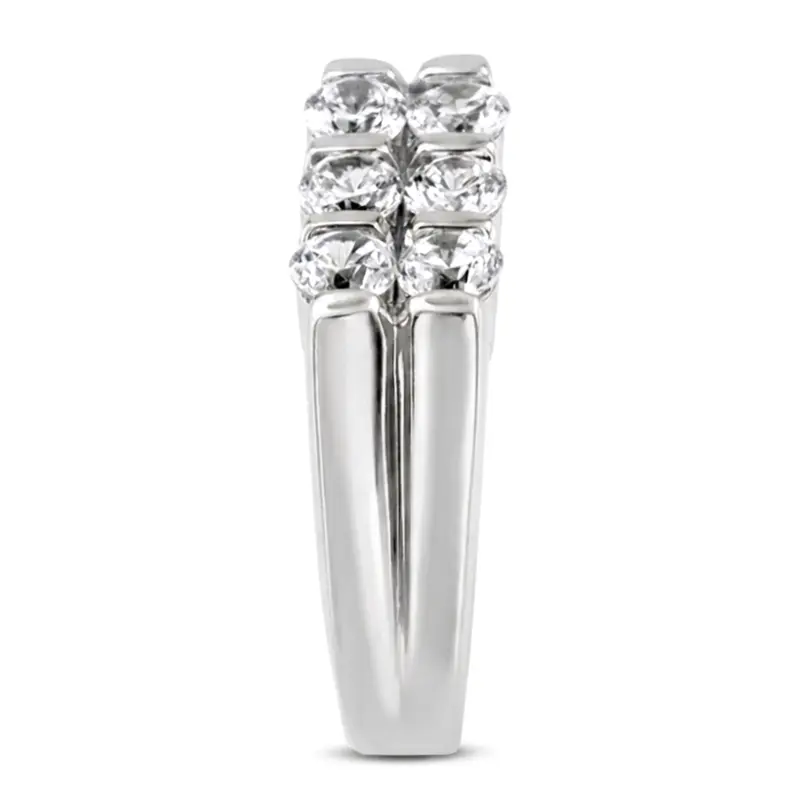 14K white gold 1.50 ct. Diamond Men's Ring - alternate view 3